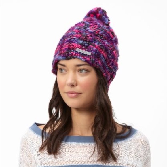 Roxy Accessories - ROXY Say It Crochet Knit Snow Collection Beanie